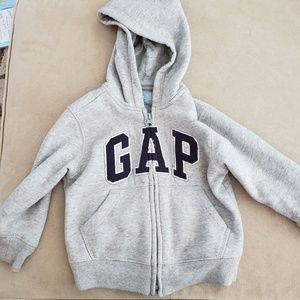 Gap Gray Toddler Zip Hoodie